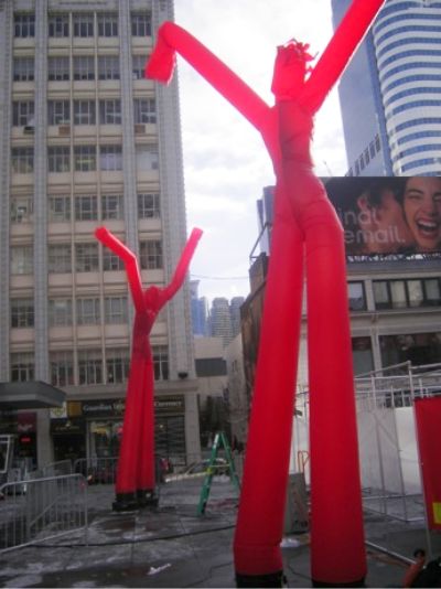 Red Double Legged Wavy Guys